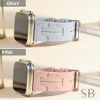 Silicone Modern Style Band For Apple Watch 38mm 40mm 41mm 42mm 45mm 46mm 49mm, Sport iWatch Band Strap Series 11 10 9 8 7 Ultra,Gift For Her image 5